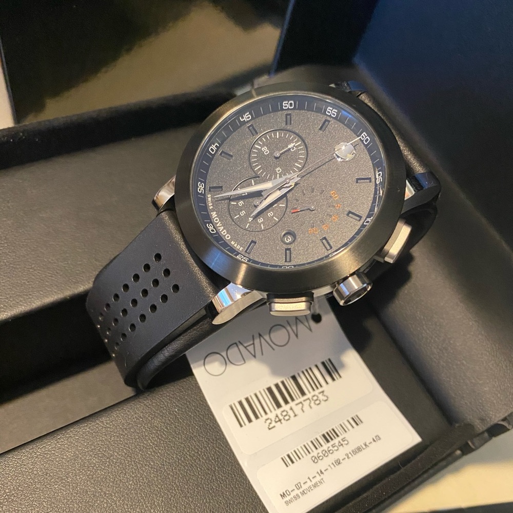 Movado Museum Men’s Watch in Black